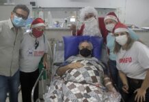 Aprevo faz o Natal na Unidade de Diálise