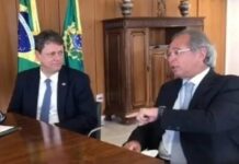 Tarcísio diz que Paulo Guedes será presidente de conselho no governo de SP: ‘Qualificadíssimo, genial’