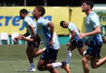 Palmeiras: titulares treinam jogadas ensaiadas antes da final da Supercopa