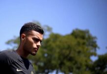 Fausto Vera treina em campo e deve voltar contra o São Paulo