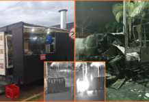 Família tem trailer de lanches incendiado por homem: ‘Não entendo a maldade’, diz proprietária