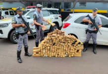 Dupla é presa com mais de 300 tijolos de maconha e skank em rodovia de Araçatuba