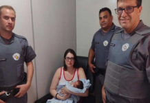 Bebê engasgada é salva por policiais em Nova Granada