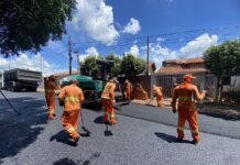 Obra de recapeamento avança e chega ao Colinas