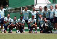 Palmeiras fecha preparação para o Dérbi com vídeos e treino tático