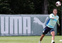 Atuesta sofre lesão no joelho e vai passar por exames no Palmeiras