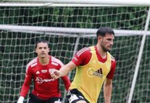 Calleri treina mais uma vez, e Nathan pode estrear no São Paulo