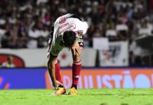 Calleri tem lesão no tornozelo e pode desfalcar São Paulo até o fim do Paulistão