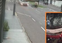 Jovem em moto morre ao cruzar avenida e bater em ônibus enquanto fugia da polícia em Birigui