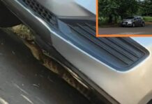 Mulher encontra jacaré embaixo de carro em Araçatuba