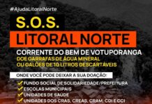 Prefeitura promove campanha de arrecadação de água para enviar ao litoral norte