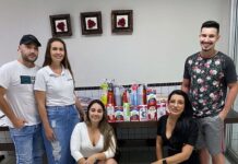 Trote solidário arrecada leite e copos descartáveis para Santa Casa