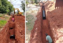 Simonsen recebe obra para melhorar captação de águas de chuvas