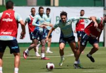 Palmeiras mantém dúvida no ataque para semifinal