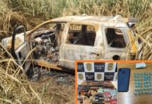 Homens encontrados carbonizados foram queimados vivos; quatro pessoas são presas e um adolescente apreendido