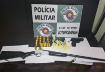 Homem é preso após agredir esposa na zona rural de Votuporanga