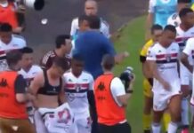 FPF suspende fotógrafo que passou o pé em Galoppo, do São Paulo, por tempo indeterminado