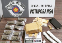 Polícia Militar prende traficante com drogas e dinheiro em Votuporanga