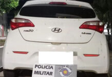 Polícia Militar recupera veículo roubado em Jales