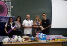 Atléticas fazem mais entregas para Santa Casa