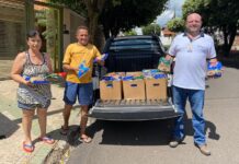 Dona Eva e seu Rubens: mais 140 quilos de doações para a Santa Casa