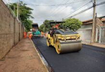 Recapeamento chega à Rua São Paulo neste sábado