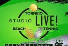 Beach Tennis: Arena Sports sedia Torneio Studio Live