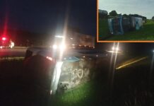 Ônibus tomba e acidente deixa mais de 10 feridos na Rodovia Washington Luís