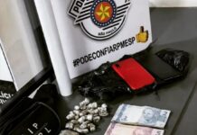 PM prende traficante com maconha em Américo de Campos
