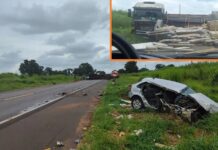 Polícia indicia por tentativa de homicídio homem que jogou carro em caminhão para tentar matar filha e enteada