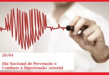 26 de abril é o Dia Nacional de Prevenção e Combate a Hipertensão.