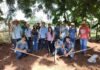 Alunos de Agronomia fazem manutenção na horta do Asilo São Vicente de Paulo