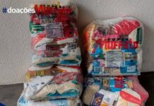 Santa Casa recebe doação de cestas básicas
