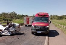 Acidente mata três pessoas de Cardoso