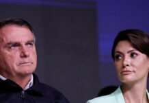 Bolsonaro diz que Michelle não vai concorrer ao Executivo: ‘Não tem vivência’