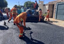 Obra de recapeamento chega às ruas Alagoas e Goiás