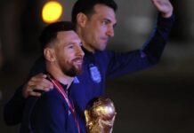 Scaloni diz que gostaria de contar com Neymar na Argentina e que acha Messi melhor que Maradona