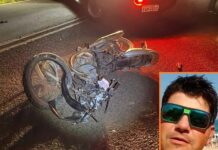 Motociclista morre após ser atingido por carro em vicinal em Estrela d’Oeste
