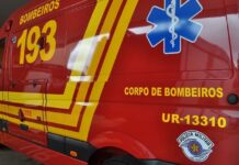 Homem é socorrido após cair do telhado em Votuporanga