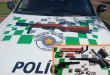 Polícia Ambiental prende homens armados em ranchos de Mira Estrela