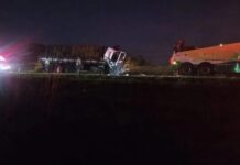 Acidente entre caminhões deixa homem gravemente ferido em rodovia entre Rio Preto e Cedral