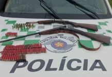 Homem é preso com armas irregulares em Votuporanga
