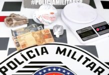 Polícia Militar prende dupla por tráfico de drogas em Fernandópolis