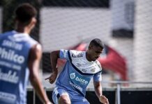 Santos: Gabriel Inocêncio e Joaquim retornam contra o Coritiba