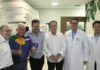 Senador Marcos Pontes e Deputado Federal Luiz Carlos Motta visitam Hospital de Base