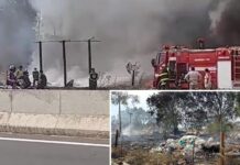 Incêndio destrói depósito de recicláveis em Votuporanga