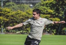 Gabriel Neves, do São Paulo, tem fratura na costela