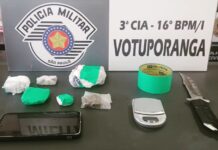 Homem é preso por tráfico de drogas em Votuporanga