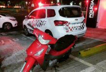 Polícia Militar recupera motocicleta furtada em Votuporanga