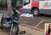 Jovem morre em batida entre moto e ônibus em Rio Preto